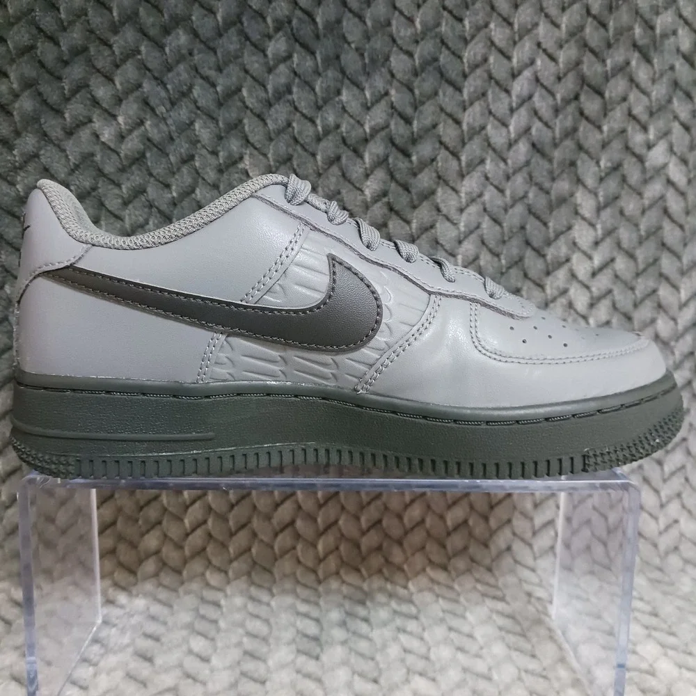 Nike Air Force 1 GS Low Cool Gray Anthracite Sneakers Shoes Size 4.5Y Women's 6